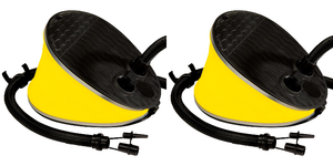 2x Effortlessly inflate small inflatables | High-Impact Foot Plate | Manual Foot Pump 2x Effortlessly inflate small inflatables | High-Impact Foot Plate | Manual Foot Pump