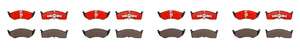 4x Brembo Ceramic Brake Pads | FMSI D730-7623 | Set Of 4 with Hardware 4x Brembo Ceramic Brake Pads | FMSI D730-7623 | Set Of 4 with Hardware