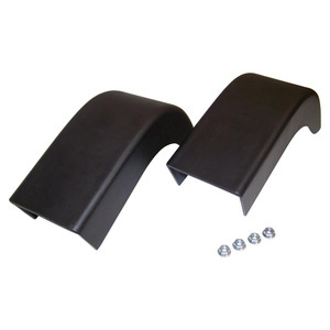 Upgrade your Jeep with Crown Automotive Bumper Ends | Set of 2 | Matte Black Plastic