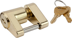 High-Quality Two-Piece Trailer Coupler Lock | Secure Your Trailer with USA-Made Padlock | Corrosion Resistant