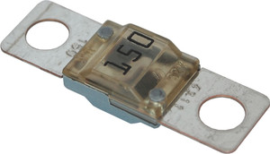 Blue Sea Fuse 5258-BSS Bolt-On Fuse; MIDI; 150 Amps/32 Volts DC; Set Of 2 Blue Sea Fuse 5258-BSS Bolt-On Fuse; MIDI; 150 Amps/32 Volts DC; Set Of 2