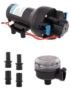 Superior 5 GPM Fresh Water Pump | Self-Priming, 60 PSI Shut-Off | 12V DC | Thermal Protection Superior 5 GPM Fresh Water Pump | Self-Priming, 60 PSI Shut-Off | 12V DC | Thermal Protection