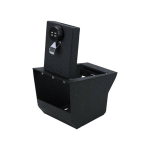 Black Horse Offroad Console ASBX01 With 4 Digit Combo Lock; Drill Resistant Locks; Mounts To Factory Console Bolt Holes; Black; Steel Black Horse Offroad Console ASBX01 With 4 Digit Combo Lock; Drill Resistant Locks; Mounts To Factory Console Bolt Holes; Black; Steel