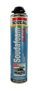 Soudal Black Gun Foam Sealant | Fill Gaps/Cracks in RV/Pipes/Vents | Low Expansion | 8 Min Tack Free | High Yield Soudal Black Gun Foam Sealant | Fill Gaps/Cracks in RV/Pipes/Vents | Low Expansion | 8 Min Tack Free | High Yield