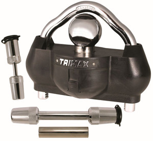 Ultimate Trailer Security | Fits 7/8 to 3-1/2 Inch Couplers | Universal Fit | Heavy-Duty Steel | All-Keyed-Alike