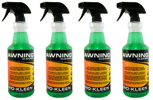 4x Bio-Kleen Awning Cleaner | Biodegradable Concentrated Formula for Cleaning Carpet, Canvas, Vinyl, Leather | Removes Tough Stains, Mold, Mildew & More