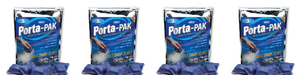 4x Walex Porta-Pak Waste Holding Tank Treatment | Odor Control | Breaks Down Waste | Fresh Scent | Biodegradable | 32g Pouches | 2 Treatments