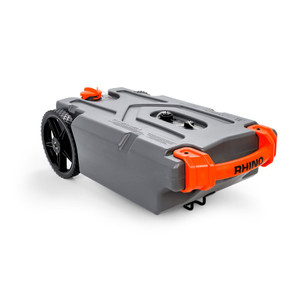 Camco Rhino 21 Gallon Portable Waste Tank | USA Made | Durable Blow-Molded Polyethylene | No-Flat Wheels | Easy Emptying & Cleaning Camco Rhino 21 Gallon Portable Waste Tank | USA Made | Durable Blow-Molded Polyethylene | No-Flat Wheels | Easy Emptying & Cleaning