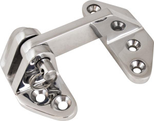 Corrosion Resistant Boat Hatch Hinge | Stainless Steel, Durable, ABYC Standard | Single, With Clevis Pin Corrosion Resistant Boat Hatch Hinge | Stainless Steel, Durable, ABYC Standard | Single, With Clevis Pin