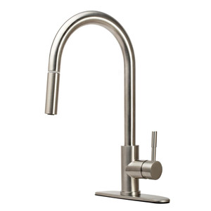 Upgrade Your RV Kitchen with Dura Faucet | Brushed Satin Nickel Faucet with Pull-Down Handle Upgrade Your RV Kitchen with Dura Faucet | Brushed Satin Nickel Faucet with Pull-Down Handle