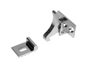 USA Made | Adjustable Chrome Door Catch | Ideal for Inactive Cabinet Doors | 1-1/8" | Single Pack
