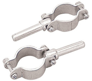 Sea Dog Oarlock 582060-1 Fits 3/4 Inch To 1-7/16 Diameter Oars; Zinc Plated; Steel; Clamp-On; Set Of 2 Sea Dog Oarlock 582060-1 Fits 3/4 Inch To 1-7/16 Diameter Oars; Zinc Plated; Steel; Clamp-On; Set Of 2
