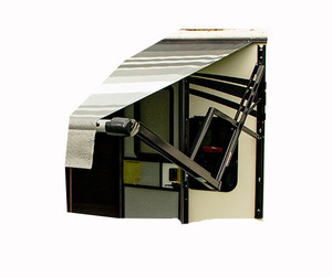 Premium Carefree RV Awning Arm | Altitude Patio Awnings | White Electric | Made in USA Premium Carefree RV Awning Arm | Altitude Patio Awnings | White Electric | Made in USA