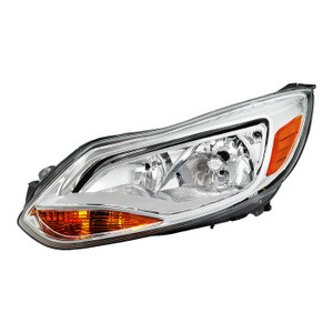 Upgrade Your Ride with Xtune Headlight Assembly | Clear Lens | Amber/ White Bulbs | Chrome Housing Upgrade Your Ride with Xtune Headlight Assembly | Clear Lens | Amber/ White Bulbs | Chrome Housing