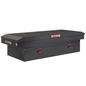 Ultra Secure Weather Guard Single Lid Crossover Tool Box | Powder Coated Aluminum, 15.5 Cu Ft Capacity