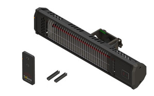 Portable Electric Space Heater | Fits Lippert Solera 3000 Series Awning Arms | 1500W | Remote Control | 120V