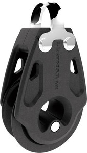 Lewmar Sailboat Block | Very High Strength Single Pulley | 440lb Working Load | 30mm Sheave | Easy Maintenance Lewmar Sailboat Block | Very High Strength Single Pulley | 440lb Working Load | 30mm Sheave | Easy Maintenance