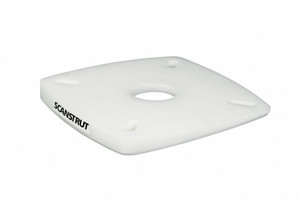 Enhance Radar Performance | 4° Angled Wedge | White | For Furuno/ Garmin/ Raymarine/ Simrad/ B&G