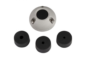 SCA Certified Marine Network Cable Grommet | Dome Shaped IP68 Waterproof Seal | Gray, 1.93 Inch x 0.81 Inch | Easy Install & Impact Resistant