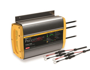 Pro Mariner ProSportHD10OE Heavy Duty 2-Bank Battery Charger | 5-Stage Automatic Charging | IP67 Waterproof