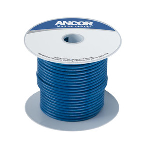 Ancor Marine Grade 10 Gauge Primary Wire | 100 Feet | Dark Blue | Premium Vinyl Insulation | Tinned Copper Conductor Ancor Marine Grade 10 Gauge Primary Wire | 100 Feet | Dark Blue | Premium Vinyl Insulation | Tinned Copper Conductor