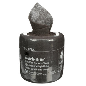 3M Scotch-Brite Ultra Fine Sandpaper | 60 sheets | for Woodworking, Metalworking, and Maintenance | Fast & Flexible