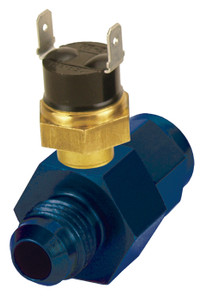 Derale Coolant Fan Temperature Switch | 180°F Turn-On | -6AN Fittings | 15A Capacity Derale Coolant Fan Temperature Switch | 180°F Turn-On | -6AN Fittings | 15A Capacity