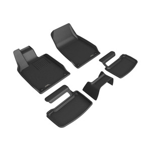Custom Fit KAGU Floor Liners | Raised Edges | Waterproof Carbon Fiber Texture | MAXpider Anti-Skid | Set of 5