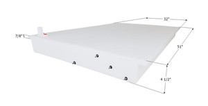 Durable ICON 26 Gallon Fresh Water Tank | Roto Molded | Made in USA