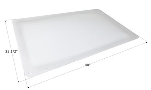 Upgrade Your Skylight | Durable Polycarbonate | Fits 36x21-1/2 Opening | White, Impact Resistant | Easy Install
