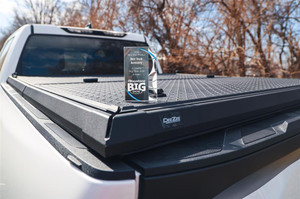Dee Zee Hard Folding Tonneau Cover | Black Aluminum | Key Lockable | USA Made | Easy Install Dee Zee Hard Folding Tonneau Cover | Black Aluminum | Key Lockable | USA Made | Easy Install