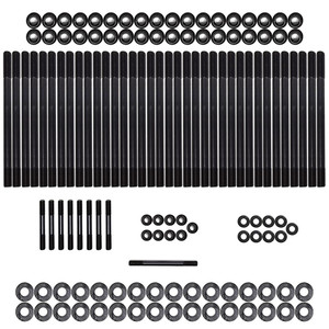 High-Strength Black Oxide Cylinder Head Studs | For Ford Powerstroke 6.7L Engines | Premium 4140 Chromoly Steel | 200,000 PSI | with Washers and PRW CMD Lube