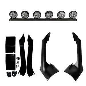 Xross Overhead Mount|Up to 6 Lights|Powder Coated Black|Spot & Spread Combo Beam|Aerodynamic Design Xross Overhead Mount|Up to 6 Lights|Powder Coated Black|Spot & Spread Combo Beam|Aerodynamic Design