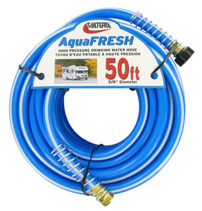 Valterra Fresh Water Hose | High Pressure Non-Toxic 50ft Blue Hose | NSF Listed, BPA/Lead Free Valterra Fresh Water Hose | High Pressure Non-Toxic 50ft Blue Hose | NSF Listed, BPA/Lead Free