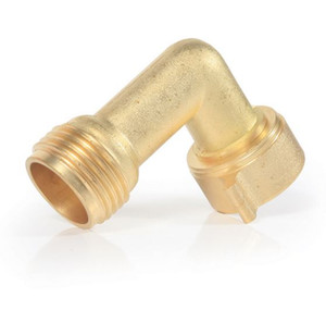 Camco 90 Degree Elbow Fresh Water Hose Connector | Prevent Hose Crimping | Brass Construction Camco 90 Degree Elbow Fresh Water Hose Connector | Prevent Hose Crimping | Brass Construction