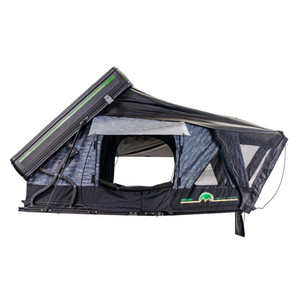 Experience Unparalleled Comfort above Ground | Overland Vehicle Systems XD Everest Car Top Tent - Sleeps 2 Adults | Aircraft-Grade Aluminum Shell | Cantilever Opening Design