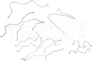 Upgrade Your Ride with Dorman's Stainless Steel Brake Line Kit | Pre-Formed for Easy Installation | Complete Repair Solution Upgrade Your Ride with Dorman's Stainless Steel Brake Line Kit | Pre-Formed for Easy Installation | Complete Repair Solution
