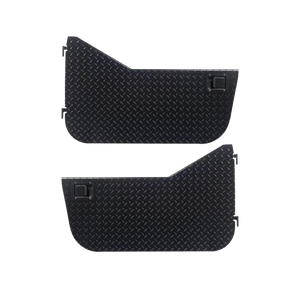 Upgrade Your Jeep with Warrior Products Black Aluminum Half Doors | Set of 2