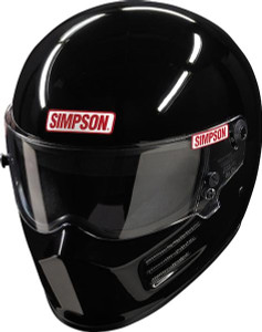 Simpson Bandit SA2020 Helmet | Small Black Full Face | Clear Shield | Snell Certified