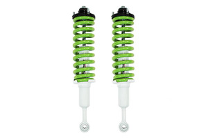 Ironman 4x4 Coil Over Shock Absorber | Nitro | 2-1/2 Inch Lift | Precision Valved | Twin Tube Construction | White Body/Green Coil Spring Ironman 4x4 Coil Over Shock Absorber | Nitro | 2-1/2 Inch Lift | Precision Valved | Twin Tube Construction | White Body/Green Coil Spring