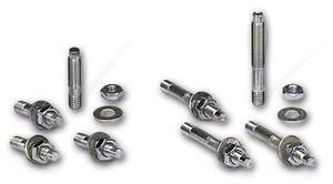 Moroso Carburetor Stud Kit | 1-3/8-inch Length, 5/16-inch Thread, Bullet Nose Studs, Zinc Plated