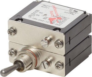 Military Grade 30A Circuit Breaker | Blue Sea A Series | Double Pole Magnetic Hydraulic | Toggle Actuator Military Grade 30A Circuit Breaker | Blue Sea A Series | Double Pole Magnetic Hydraulic | Toggle Actuator