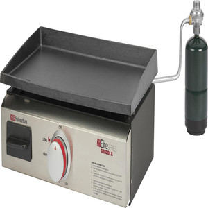 Suburban Mfg Elite Series Stainless Steel Griddle | 18 Inch For Outdoor Use, Rectangular Shape, 11000 BTU, Piezo Ignition