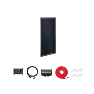 Zamp Solar Hardwired Solar Kit | 100W/ 5.01A Smart Charger | Black Frame | 5-Stage Charger | 40A Charge Controller Zamp Solar Hardwired Solar Kit | 100W/ 5.01A Smart Charger | Black Frame | 5-Stage Charger | 40A Charge Controller