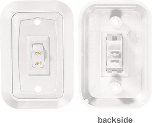 Upgrade Your RV Lighting Control | Single Pole Switch, White