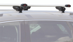 G3 S.p.A. Silver Aluminum Roof Rack Cross Bars | 50 Inch Aerodynamic Shape | Set of 2, Easy Install