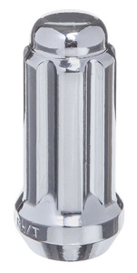 Enhance Wheel Security with Chrome Acorn Lug Nuts Set | 14x1.5, 60° Conical Bulge, 6 Spline Tool Enhance Wheel Security with Chrome Acorn Lug Nuts Set | 14x1.5, 60° Conical Bulge, 6 Spline Tool