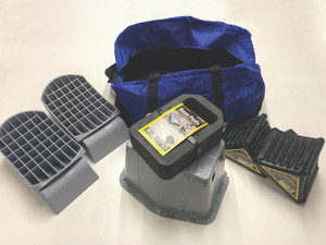 Stromberg Carlson Trailer Leveling Kit | Includes Wheel Chocks and Anti-Slip-Mat | Made in USA Stromberg Carlson Trailer Leveling Kit | Includes Wheel Chocks and Anti-Slip-Mat | Made in USA