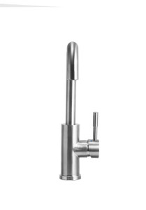 Dura Faucet RV Kitchen Faucet | Brushed Satin Nickel | Easy Installation | Streamline Squared-Arc