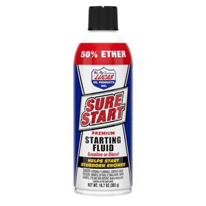 Lucas Oil Starting Fluid | Sure Start Extreme Cold Weather | Fast Start -65°F | 10 oz Bottle Lucas Oil Starting Fluid | Sure Start Extreme Cold Weather | Fast Start -65°F | 10 oz Bottle